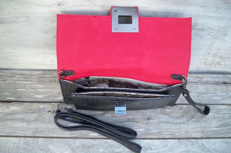 Svart Väska Clutch David Jones