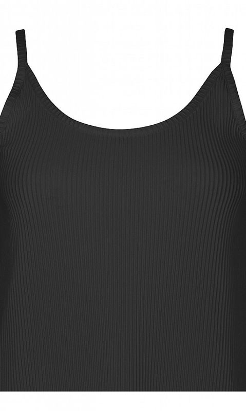 Svart Plisserat Linne Ze-Ze