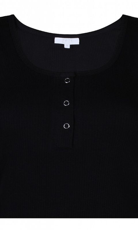 Svart Ärmlös Topp Ze-Ze