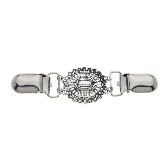 Huvudbild Silverfärgad Sjalklämma 