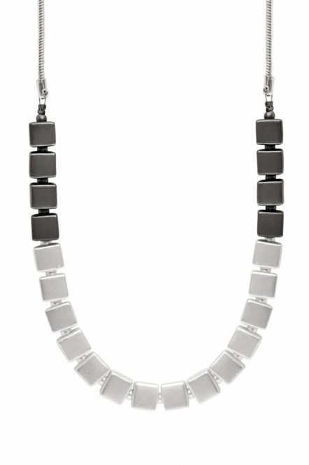 Huvudbild Dansk Smykkekunst Halsband Silver/hematit