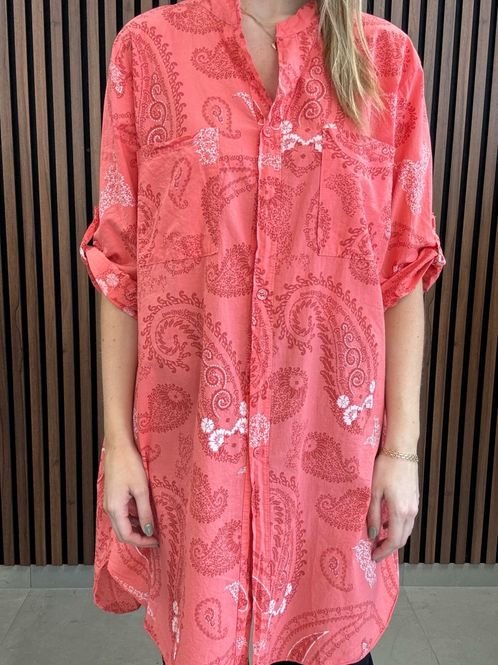 Huvudbild Gemini - Disa Peach Lång Blus Paisley