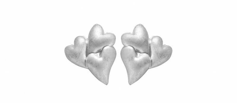 Silverpläterade Örhängen Melissa Dansk Smykkekunst