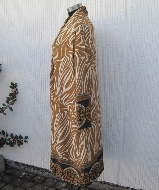 Mönstrad Kappa Kimono Beige Cremevit