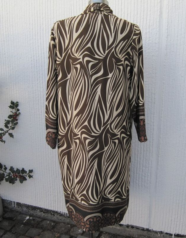 Mönstrad Kappa Kimono Brun Beige