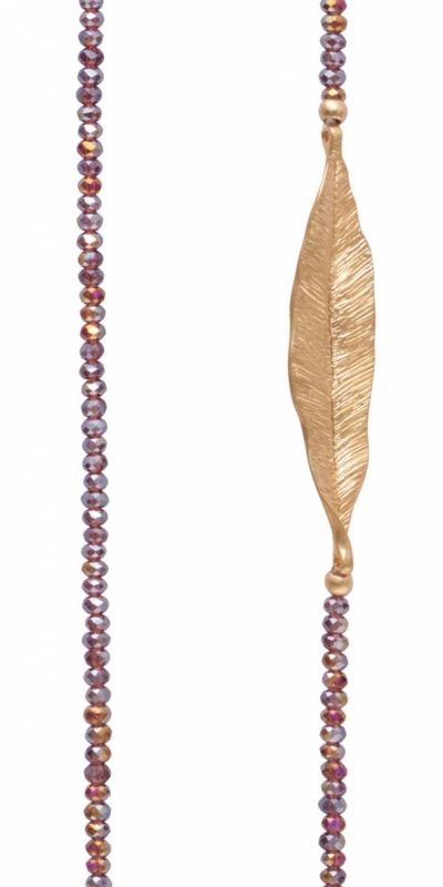 Långt Halsband Rosa Pärlor Othilia Dansk Smykkekunst