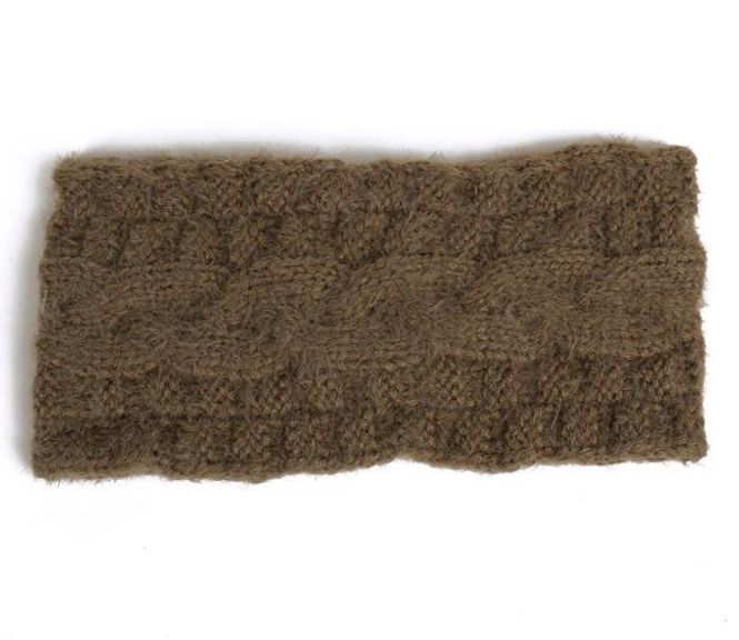 Huvudbild Stickat Pannband Kamel