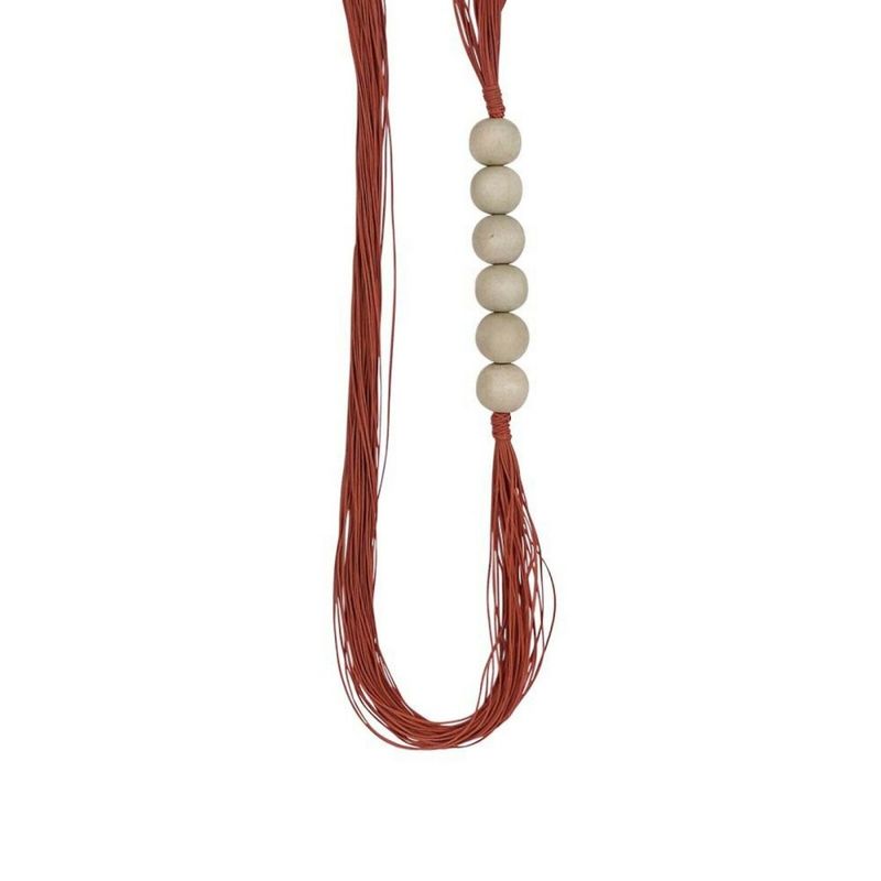 Långt Halsband Saskia Korall Dansk Smykkekunst